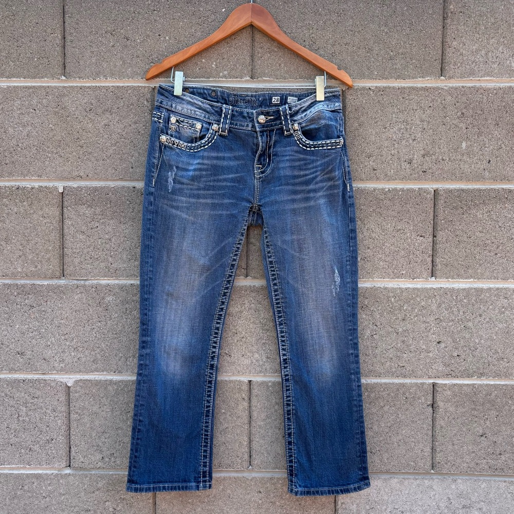 Miss Me Denim Jean Capris